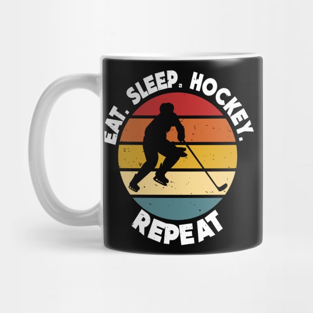 Eat Sleep Ice Hockey Repeat by rhazi mode plagget